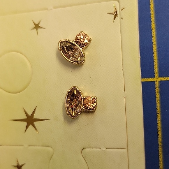 Free People Gold and Green Earring Set of 4 Pairs - Picture 6 of 6